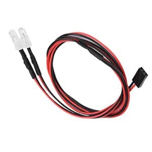 SPYMINNPOO 2PCS 5mm RC LED Light Headlamps Taillights for Eztec RC Truck 1 10 Model Drift Crawler Vehicle Light Blue