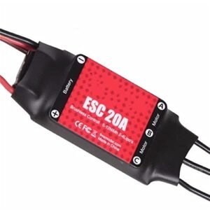ZHIPAIJI Pilot Predator RC Jet ESC 20A with 3A Linear BEC XT60 Plug for Fixed Wing Drones and Airplanes