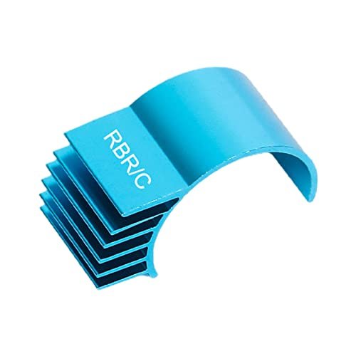 Pistro Electric Motor Heatsink Cooling Fan for RC Novels Universal HSP 1/16 370 Motor Blue