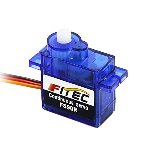 Wishiot Feetech FS90R Micro Servo 360 Degree Continuous Rotation RC Motor 9g for Arduino RC Boat Robotics
