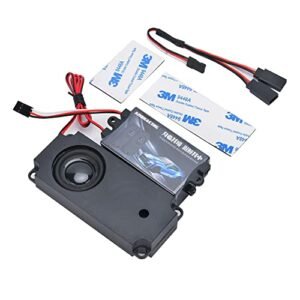 PYFORE V12 RC Car Engine Sound Simulator Set with 2 Speakers for 1 10 Vehicle Model Remote Control Car Sound Module