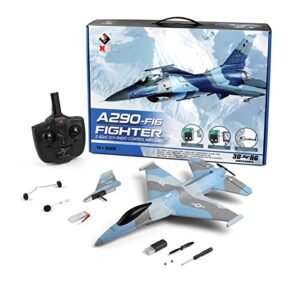 RoofWorld XK A290 F16 RC Plane Plans 2.4Ghz 3CH Remote Control Airplane with 3D 6G Gyro System