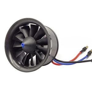 HobbyKing 50mm EDF 11 Blades Ducted Fan Brushless Motor 4900KV 3S 770g Thrust for RC Jet Airplane