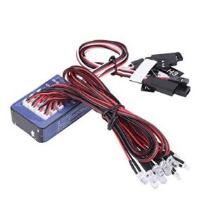 VBESTLIFE RC 350 F Sport Body Kit 12 LED Lighting System for 1 10 1 8 Scale RC Cars Trucks Crawlers