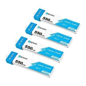 BETAFPV BT2.0 550mAh 1S Lipo Battery The Best Battery for No Prep RC Drag Racing with High Discharge Rate