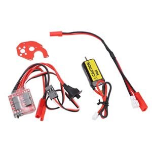 AXI90081 050 66T Brushed Motor with 30A ESC Upgrade Parts for SCX24 1 24 Crawler Esc Best RC Car Under 50 Dollars