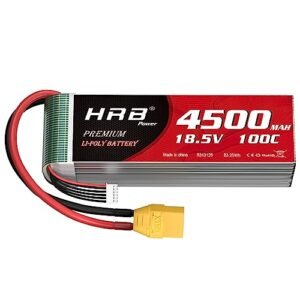 HRB 5S Lipo Battery XT90 18.5V 4500mAh 100C for RC Car Plane Truck Boat