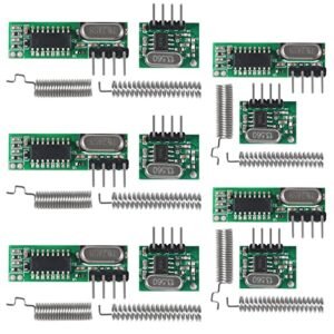 D FLIFE 5pcs 433mhz Wireless RF Transmitter and Receiver Kit Remote ID Module for RC Planes Arduino DIY