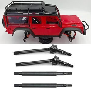 Benedict Harry RC Airboat Hull Plans 1 Pair Rear Steel Axle CVD Drive Shafts for 1 18 TRX4M Defender RC Crawler Car Upgrade