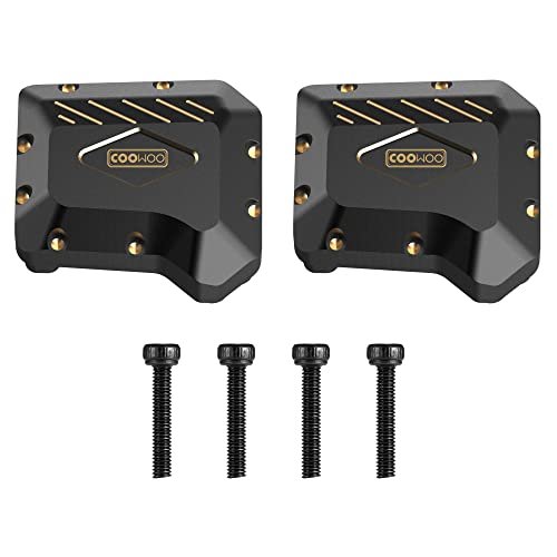 COOWOO Metal Axle Housing Cover for 1/10 RC Crawler Car TRX4 2Pcs Upgrade Your RC Hobbies Parramatta