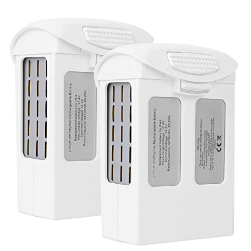 Satonaka Phantom 4 Battery 2 Packs 5870mAh 15.2V Replacement for DJI Phantom 4 Series