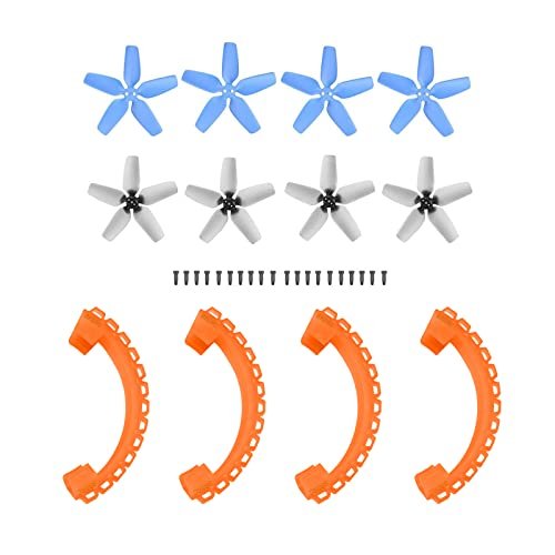 HeiyRC AVATA Propeller Guard Bumper 8 Pcs Replacement Blades Anti Collision Protective Cover for DJI AVATA Accessories Orange