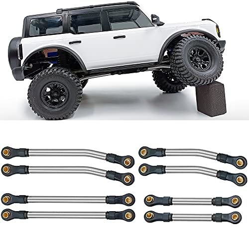 RCLIONS RC Willey Clearance Bedroom Sets Brass Linkage Links Set for TRX4M 1 18th RC Crawler Car Upgrades Silver