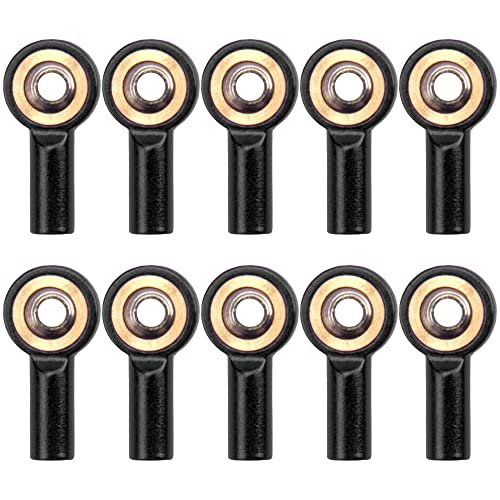 Vgoohobby 10Pack Aluminum M2 Link Rod Tie Rod End M2 0 Ball Joint 15mm Linkage Ball Head Holder for Orca Jaws RC Model Boat Tamiya Mini 4WD HSP RC Car