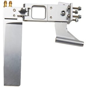 Vgoohobby Aluminum Alloy 110mm RC Boat Rudder Parts with 4mm Shaft Axle Strut Mount Dual Water Rudder