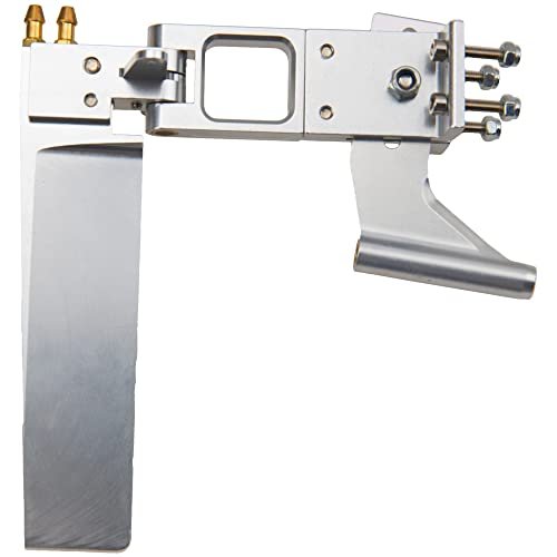 Vgoohobby Aluminum Alloy 110mm RC Boat Rudder Parts with 4mm Shaft Axle Strut Mount Dual Water Rudder