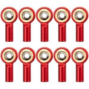Vgoohobby 10Pack M2 Aluminum Link Rod Tie Rod End Ball Joint 15mm for RC U Boat Model Kits Tamiya Mini 4WD HSP RC Car