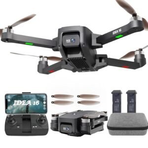 Le Idea IDEA16 Drone with 4K Camera Brushless Motor 40kmh Max Speed Level 4 Wind Resistance Perfect for Flying RC Plane in Wind