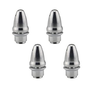 Ruiwaer 4PCS 4mm C Airplane Spinners Propeller Adapter for the Best Electric RC Airplane Trainer Silver