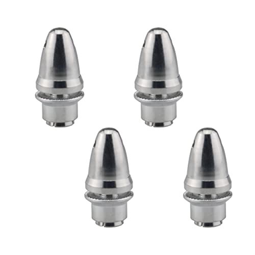 Ruiwaer 4PCS 4mm C Airplane Spinners Propeller Adapter for the Best Electric RC Airplane Trainer Silver