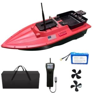 CRESEAPRODUCTS JABOBOAT Hydro RC Boats High Speed Remote Control Fishing Bait Boat 500M Range 4.5KG Load Cruise Control