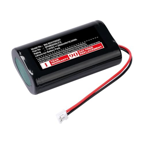 Zenander 7.4V 2600mAh Li ion Battery Replacement for Spektrum DX7S DX8 DX9 Transmitter