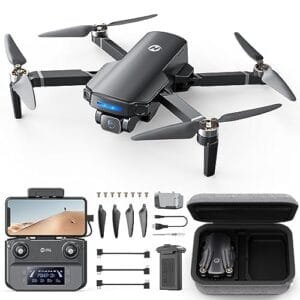 Holy Stone HS360S FPV RC Quadcopter Drone with 4K UHD Camera 10000 Feet Control Range Brushless Motor Foldable Design for Adults Beginners