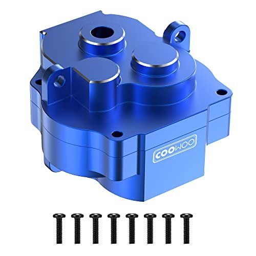COOWOO Aluminum Alloy RC Crawler Independent Suspension Gearbox Housing for Traxxas 1/18 TRX 4M Crawler Cars Blue