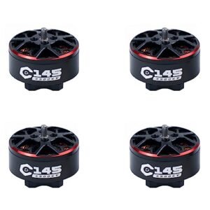 Axisflying C145 1404.5 4500KV Brushless Motor 4S FPV Motor Compatible with RC Plane Flight Simulator for Mac