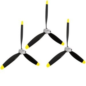 LEAMBE 3 Sets Spare RC Plane Propellers for Parkzone F4U Corsair RC Plane and P47 Thunderbolt Remote Control Airplane
