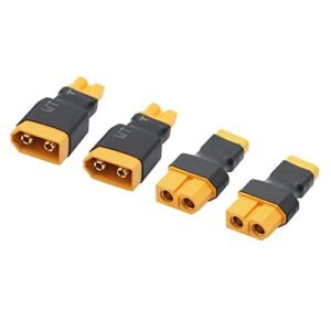 RC Willey Beds XT60 to XT30 Adapter Set for Enhanced Drone and RC Car Performance 4Pcs