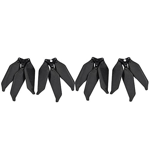 MOUDOAUER 2 Pair Carbon Fiber Foldable Propellers Low Noise 3 Blade Propeller for DJI Phantom 3