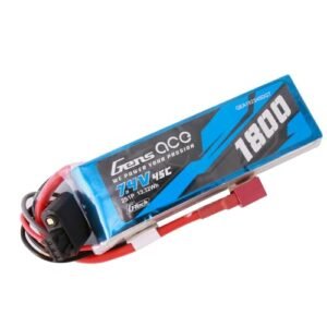 Gens ace G Tech 1800mAh 7.4V 45C 2S Lipo Battery Deans Plug