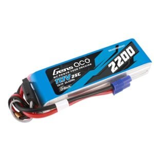 Gens ace G Tech 2200mAh 11.1V 25C 3S Lipo Battery EC3 Plug