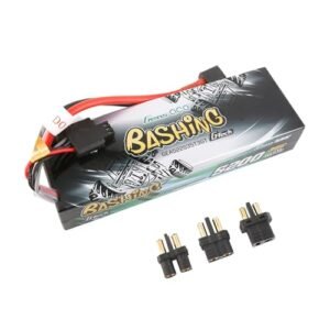Gens ace G Tech Bashing 5200mAh 7.4V 35C 2S Lipo Battery Hardcase with EC3 Deans and XT60 Adapter