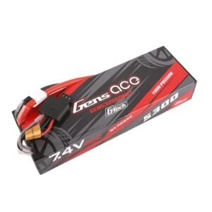 Gens ace G Tech 5300mAh 7.4V 60C 2S Lipo Battery HardCase with Deans Plug