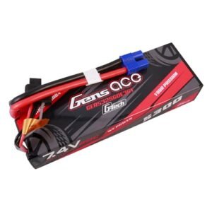 Gens ace G Tech 5300mAh 7.4V 60C 2S Lipo Battery HardCase with EC3 Plug