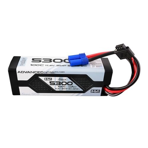 Gens ace Advanced G Tech High Voltage 11.4V 5300mAh 100C 3S Lipo Battery HardCase with EC5 Plug