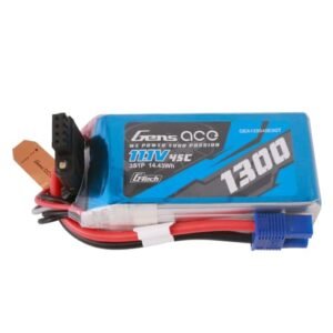 Gens ace G Tech 1300mAh 11.1V 45C 3S Lipo Battery EC3 Plug