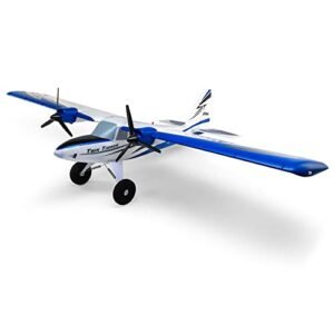 E flite RC Airplane Twin Timber 1.6m BNF Basic Warbirds RC Airplanes with AS3X and Safe Select