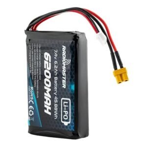 RotorLogic RadioMaster Large Capacity 2s 6200mAh Battery Pack for Boxer and TX16s Series Radio Transmitter - Original OEM