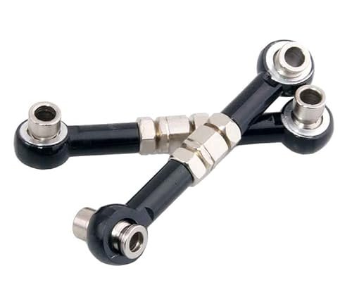 Integy Alloy Machined M3 Size Ball End 40mm Linkages with Adjustable Turnbuckles for RC Helicopter Alloy Structure 350