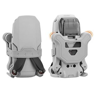 BRDRC Mini 2 4K Propeller Holder Strap for DJI Mavic Mini Series Enhancing 2 Blade vs 3 Blade Propeller RC Boat Performance Grey