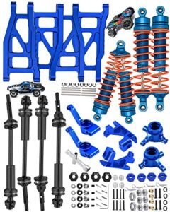 HopsupRC Aluminum Big Bore Shock Upgrade Kit for 1/10 Rustler Slash Stampede Hoss 4x4 VXL Compatible with rcuniverse rc jets