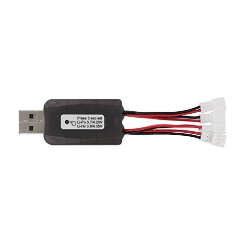 Cx405 4Ch Micro USB Battery Charger for 3.7V Lipo and 3.8V Lihv Batteries Perfect for GTA Vice City RC Helicopter Mission Controls