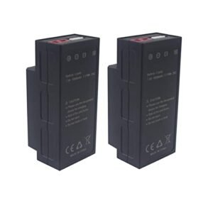 Fytoo 2PCS 7.4V 1050mAh 2S Lithium Battery for MJX H16 H16P H16E H16H H16DR H16SC H16BM 16027 14301 JC16EP RCM029 HP161 HB17 RC Speed Car Competitive Racing Electric High Speed Model Toy Car Battery