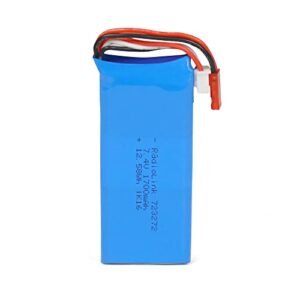 ATA HOBBY Radiolink 7.4V 2S LiPo Battery 1700mAH 5C JST 2Pin Connector for TFL HOBBY RC Boats and RC Transmitters