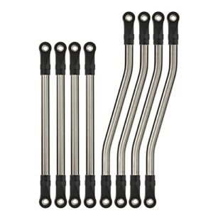 Audi RC Car Body Upgrade Kit 8Pcs Steel Link Plastic Rod End for Axial Capra 1.9 UTB AXI03004 1 10 Scale Accessory
