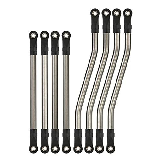 Audi RC Car Body Upgrade Kit 8Pcs Steel Link Plastic Rod End for Axial Capra 1.9 UTB AXI03004 1 10 Scale Accessory