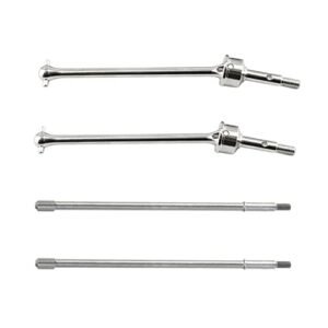Mesimsple UDR Front Rear Drive Shaft 8550 8539 for Hot Wheels RC Ballistik Racer 1/7 Unlimited Desert Racer Driveshaft 8553 Rear Axle Shaft Upgrade Parts 8554